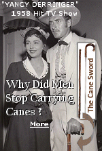 For centuries, walking canes were commonplace for gentlemen when stepping outside. Today, walking around town with a walking cane firmly puts you into the realm of period dressing, and so they�ve pretty much disappeared in public. So, what sticking points caused them to fall out of favor with gentlemen?